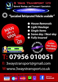 3 Ways Transport Limited   Peterborough Man with a Van, Luton Van House Removals 1026661 Image 4